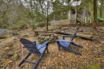 Outdoor firepit and chairs